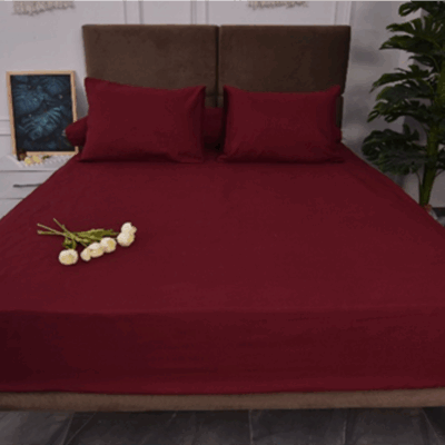 Plain Cotton Fitted Sheet