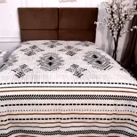 Print Cotton Becca Blanket