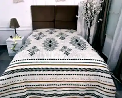 Cotton Becca Blanket with Print
