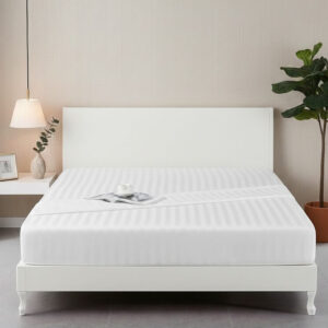 اوس Cotton Fitted Sheet Stripe 1 piece