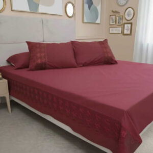 تطريز (2) Sheet with Rhinestone Embroidery