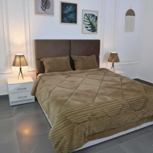 فر Large rabbit fur duvet